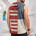 thumbnail image 7 of GrmtClth Mens Usa Flag Hooded Tank Tops Independence Day 1776-2026 Slim Fit Gym Hoodies Sleeveless Trendy Muscle Shirts Athletic Bodybuilding Clothing Hot Pink 3XL, 7 of 7