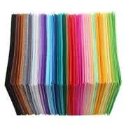 Browns 40pcs Non-Woven Polyester Cloth DIY Felt Fabric Sewing Doll Crafts Decor
