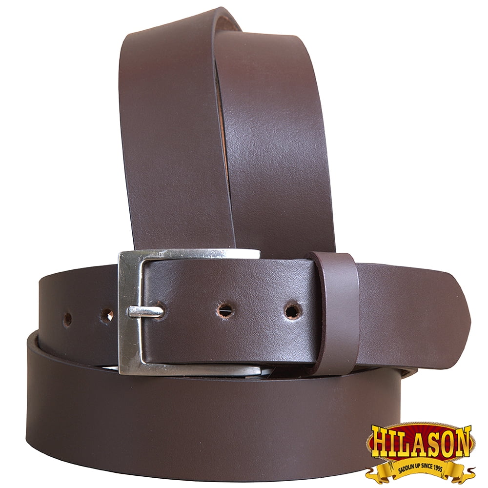 Hilason Leather Gun Holster Belt Genuine Handmade Western Mens Dress