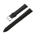 thumbnail image 3 of Uxcell Leather Watch Bands 16mm Thin Grain Replacement Cowhide Leather Strap Women Men Watch Strap, Black Silver Tone, 3 of 6