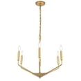 thumbnail image 7 of Indoor Home Decorative Midcentury Modern Enzo 6 Light Brass Pendant, 7 of 7