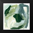 thumbnail image 2 of Vess, June Erica 20x20 Black Modern Framed Museum Art Print Titled - Emerald Spin I, 2 of 5