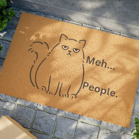 Welcome Doormat, Entry Door Mat for Outdoor,Custom Door Mat,Cat Lover Gift