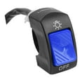 thumbnail image 2 of koolsoo Motorcycle Handlebar Headlight Control Switch Universal Handlebar Mount 7/8 inch Blue, 2 of 7