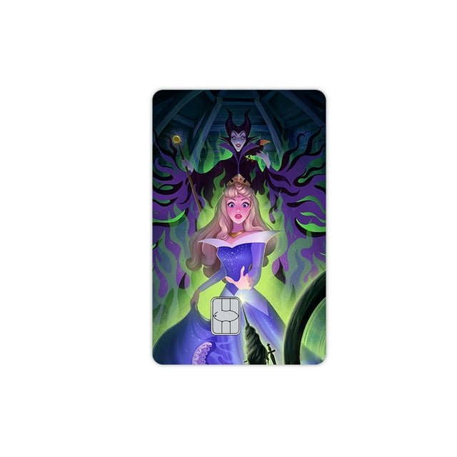 Cartoon Credit Debit Card Matte Skin Stickers Transportation Card Decoration Elsa Ariel Cinderella Belle Princess Girls Decal