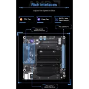 MINISFORUM BD775i SE Mini PC Motherboard AMD Ryzen 7 7745HX Gaming Computer Without RAM/SSD/OS, 2X DDR5 SODIMM Slots, 2X PCIe4.0 SSD, M.2 2230 Key E Slot, HDMI+DP+USB-C Triple Video Outputs