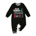 thumbnail image 2 of Zhanying Pyjamas de Noël Assortis pour la Famille Pyjamas Ensemble de 2 Pcs Pyjamas de Noël Tenue d'Intérieur Ensemble Ensembles de Pyjamas de Noël pour Femmes Noir, 2 of 3