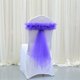 thumbnail image 2 of Fancy Chair Cover Sashes with Flower Bows for Wedding Party (Pack of 6), 2 of 7