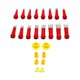 thumbnail image 1 of 24pcs Caulking Finisher Kit Stainless Steel Caulk Nozzle Applicator Caulking Finisher Glue For Kitc, 1 of 5