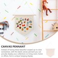 thumbnail image 4 of 2pcs Pin Display Pennant Lapel Pin Badge Flag Plain Blank Canvas Wall Banner, 4 of 6