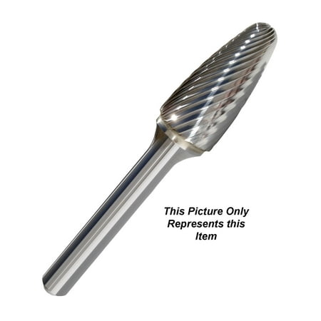 

SF-53 Tree Shape Radius 3/16 Diameter Carbide Burr Single Cut