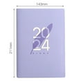 thumbnail image 2 of Libro/Planificador de citas 2024 - Libro/Planificador de citas semanal 2024, Planificador diario 2024, Tapa blanda flexible, 2 of 6