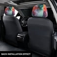 thumbnail image 5 of 2 PCS Car Headrest Cover, Colorful Abstract Waves Soft Car Seat Head Rest Cover Protector Interior Car Accessories Seat Covers for Cars Truck Auto Only Covers, 5 of 8