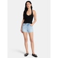thumbnail image 2 of Madden NYC Women’s Studded Denim Shorts, Sizes 00-18, 2 of 5