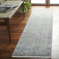 thumbnail image 2 of SAFAVIEH Dream Avalon Floral Runner Rug, Grey/Turquoise, 2' x 8', 2 of 6