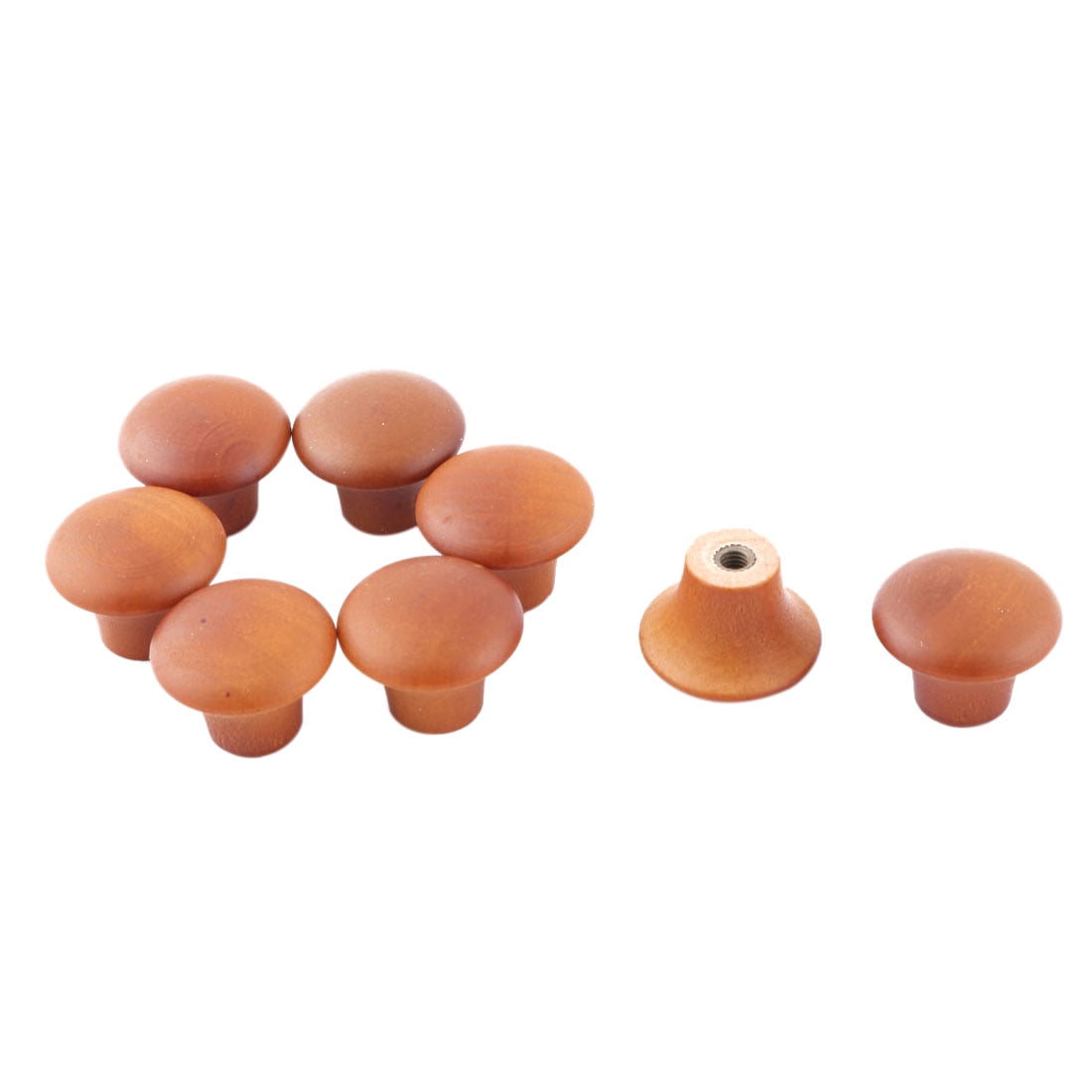 Uxcell Home Office Family Wood Furniture Cabinet Cupboard Door Drawer Pull Knobs 23mm Dia 8 Pcs