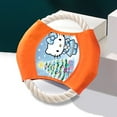 thumbnail image 3 of Hello Kitty Christmas Pet Flying Disc, Durable Outdoor Dog Toy, Soft Frisbee Dog Toy for Throwing & Fetching, Gift for Dog Dads Orange, 3 of 5