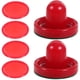 thumbnail image 1 of 8 discos de repuesto para empujadores de hockey de aire de 76 mm, para mesas de juego, kit de cabezales de portero, accesorios para equipo de hockey de aire (rojo), 1 of 7