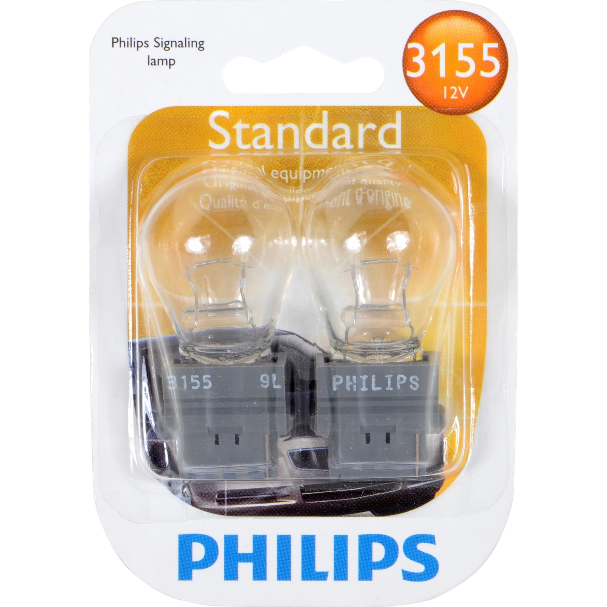 Philips Standard Miniature 3155, Pack of 2