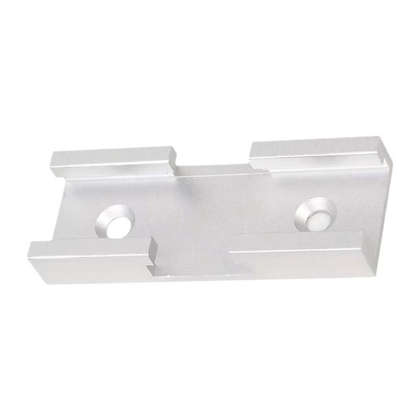 Woodworking T Shape Track Double Cut Perfil Track Servir accesorios de carpintería de carpintería Ranura de intersección para accesorios de bricolaje plateado