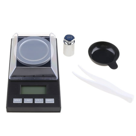 

Small Digital Milligram Scale 20g/ 0.001g Pocket Kitchen Scale for Powder Gold