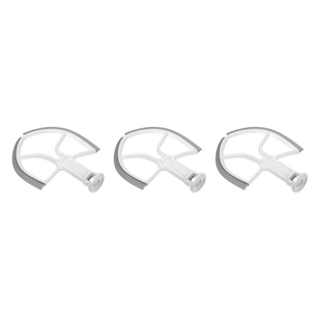 Cateissary Batidor Flex Edge Mixer Accesorios planos Accesorios de plástico Reemplazo de cocina para 5 cuartos Type1 NO1