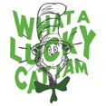 thumbnail image 2 of Mens Dr. Seuss What a Lucky Cat I Am T Shirt, 2 of 5