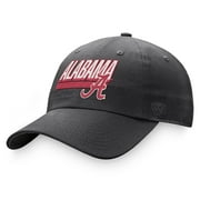 Men's Top of the World Charcoal Alabama Crimson Tide Slice Adjustable Hat - OSFA