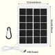 thumbnail image 2 of Panel Solar Plegable USB, Portátil, Flexible, Pequeño, Impermeable, Plegable, para Cargador de Batería de Teléfono Móvil, 2 of 6