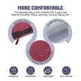 thumbnail image 4 of TOMSHOO Sac de Couchage Ultraléger pour Adultes Sac de Couchage Enveloppe pour Temps Chaud Camping Randonnée Sac à Dos Randonnée, 4 of 5