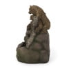 thumbnail image 6 of Aza Callan Outdoor Bear Family Fountain, Light Brown and Moss, 6 of 8