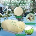 thumbnail image 3 of Rectangular Plant Protection Cover, NOGIS Plant Frost Protection Cover, Tree Plant Protection Wrap Cover, Winter Outdoor Garden Plant Frost Protection Blanket Bag, 2 Pcs, 19.7x17.7x15.7 Inches, 3 of 7