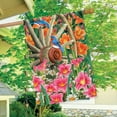 thumbnail image 4 of Briarwood Lane Wagon Wheel Floral Spring House Flag, 4 of 4