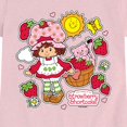 thumbnail image 2 of Strawberry Shortcake - Strawberry Stickers - Youth Girls Fitted Short Sleeve T-Shirt, 2 of 4
