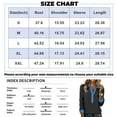 thumbnail image 3 of KDDYLITQ Womens Denim Collar Sweater Button Up Denim Patchwork Sweatshirts Color Block Denim Collar Cuffs Top 2025 Fashion Pullover Black L, 3 of 4