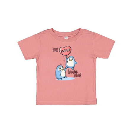 

Inktastic My Nana Loves Me Gift Baby Boy or Baby Girl T-Shirt