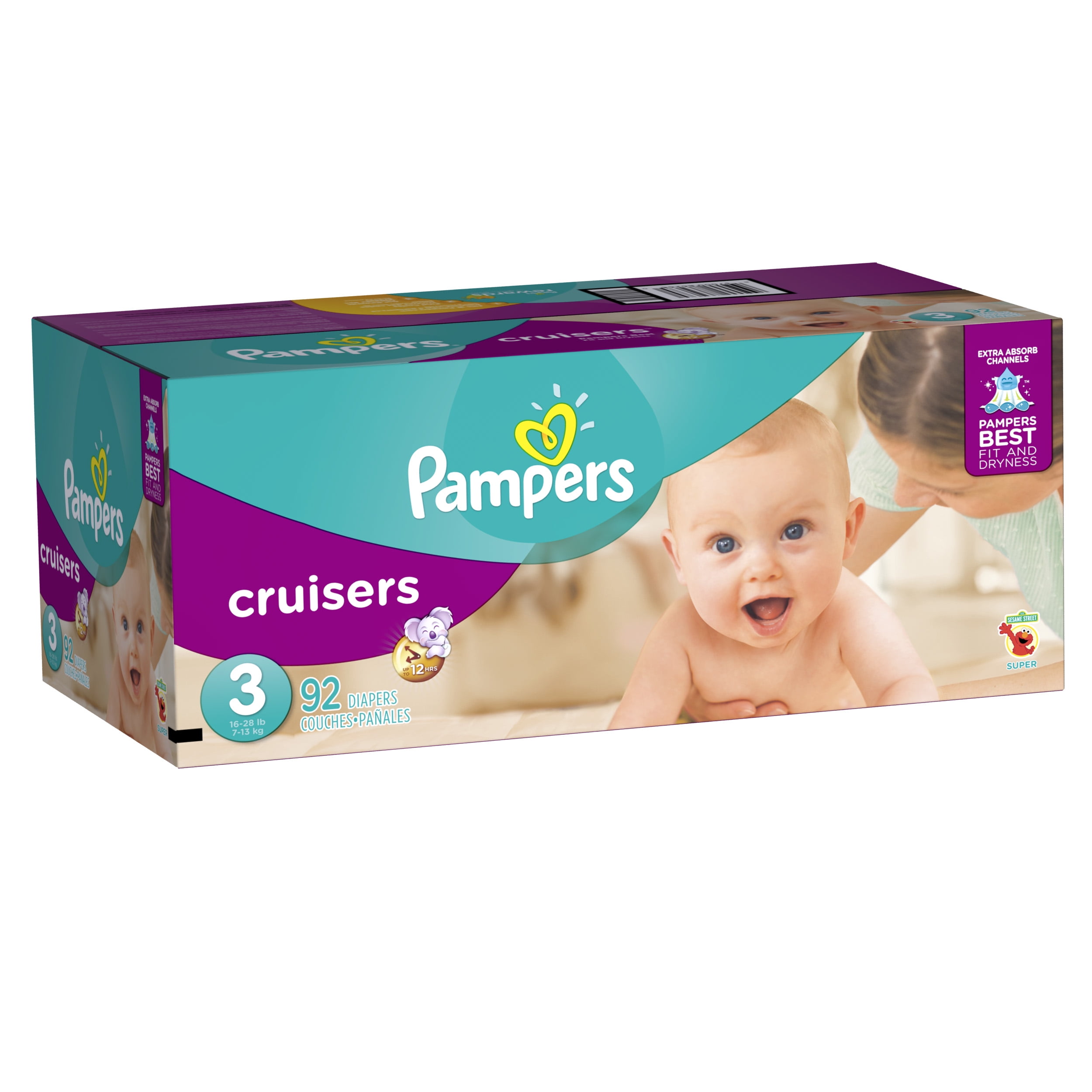 pampers cruisers size 3 walmart