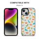 thumbnail image 5 of Funda tipo cartera con diseño de dinosaurio para iPhone 14, tarjetero, tapa trasera tipo libro de piel sintética con función atril, ranuras para tarjetas, cierre magnético doble, antigolpes., 5 of 6
