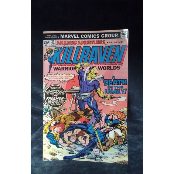Pre-Owned Amazing Adventures #34 1976 Marvel Comics Comic Book