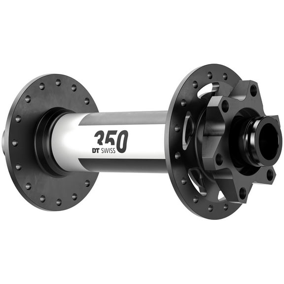 DT Swiss 350 Front Hub - 15 x 150mm, 6-Bolt, Black, 32H