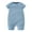 Blue, variant on eczipvz Baby Bodysuit Baby Onesie Solid Color Cute Little Pocket Jumpsuit Baby Onesie Crawling Suit 3 to 6 Month Baby Girl (Blue, 3-6 Months)