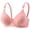 Pink, variant on Push-Up Bras for Women,Solid Color Adjustable Thin Straps Softness Fashion Sports Everyday Bralettes