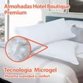 thumbnail image 2 of Almohadas Hoteleras Microgel Soporte Firme para Hoteles 5 Estrellas & Home Collection - Hipoalergenico Algodon 50x70cm (Estándar), 2 of 8