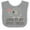 Heather and White, variant on Inktastic My Great Uncle Loves Me Boys or Girls Baby Bib