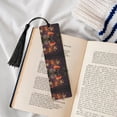 thumbnail image 4 of Kdxio Butterfly Sitting on a Flower Print Metal Tassel Bookmarks,Perfect Gift for Art Lovers and Bookworms Metal Bookmarks for Women, 4 of 8