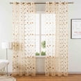 thumbnail image 2 of Home Decorative Window Sheer Curtain Panel, Marseille, 2 of 7