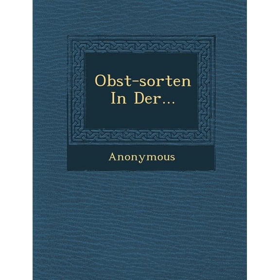 Obst-Sorten in Der... (Paperback)