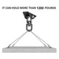 thumbnail image 2 of Porch Swing Hanging Kit, 360rotating 1200 Lb Capacity Hanger(2 Pack), 2 of 5
