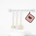 thumbnail image 3 of Caroline's Treasures Herwick Sheep Pink Check Pair of Pot Holders, 3 of 3