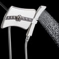 thumbnail image 4 of AKDY 9" Rectangular Shower Head with 4 Multi-Function Modes and Wand Combo in Titanium Silver, 4 of 11